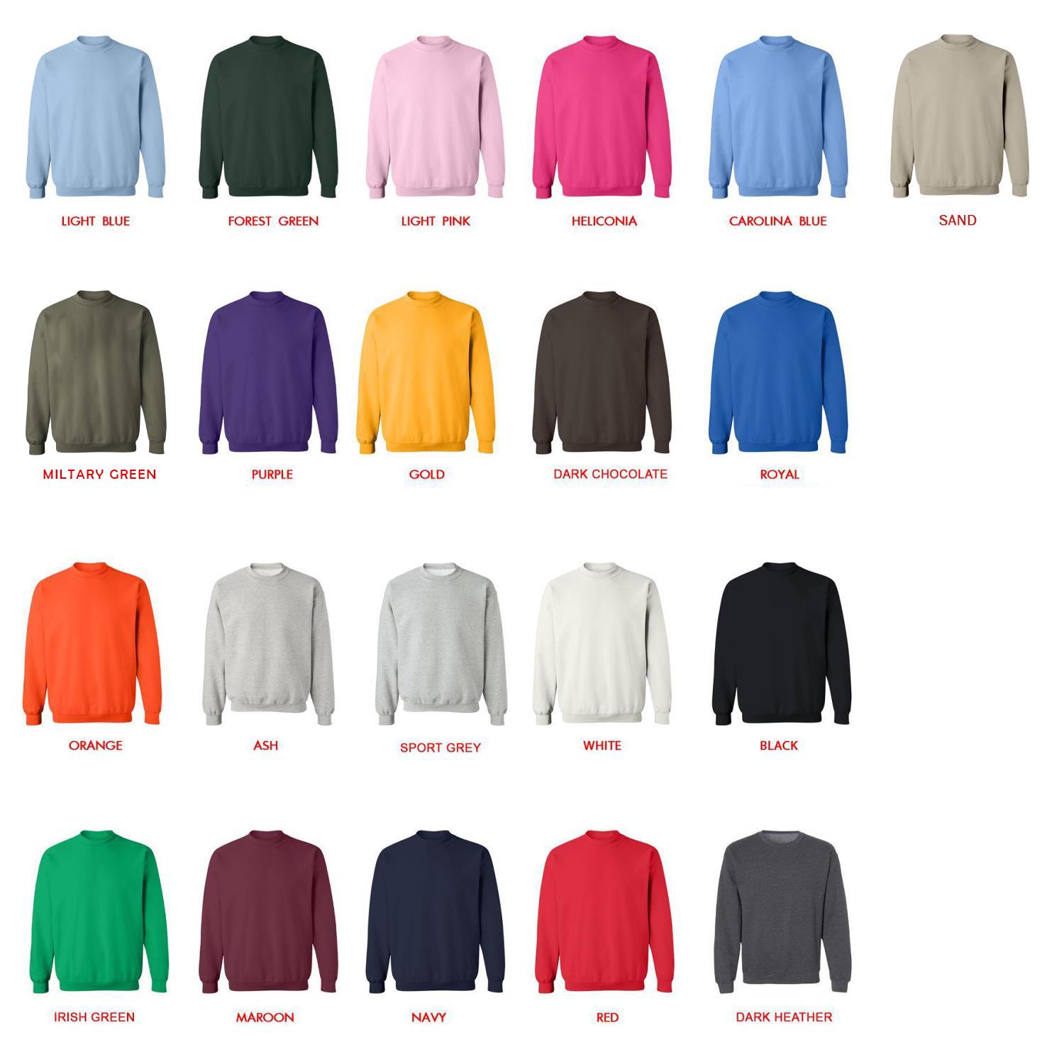 sweatshirt color chart - Ouran High School Host Club Merch